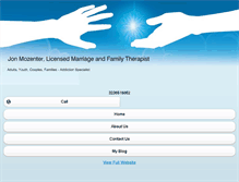 Tablet Screenshot of jonmozenter.com
